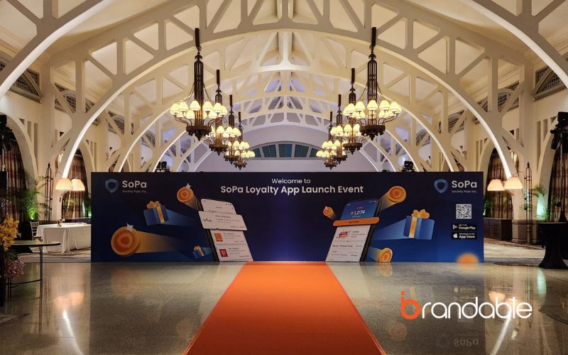 Event Backdrop Design and Print with Brandable